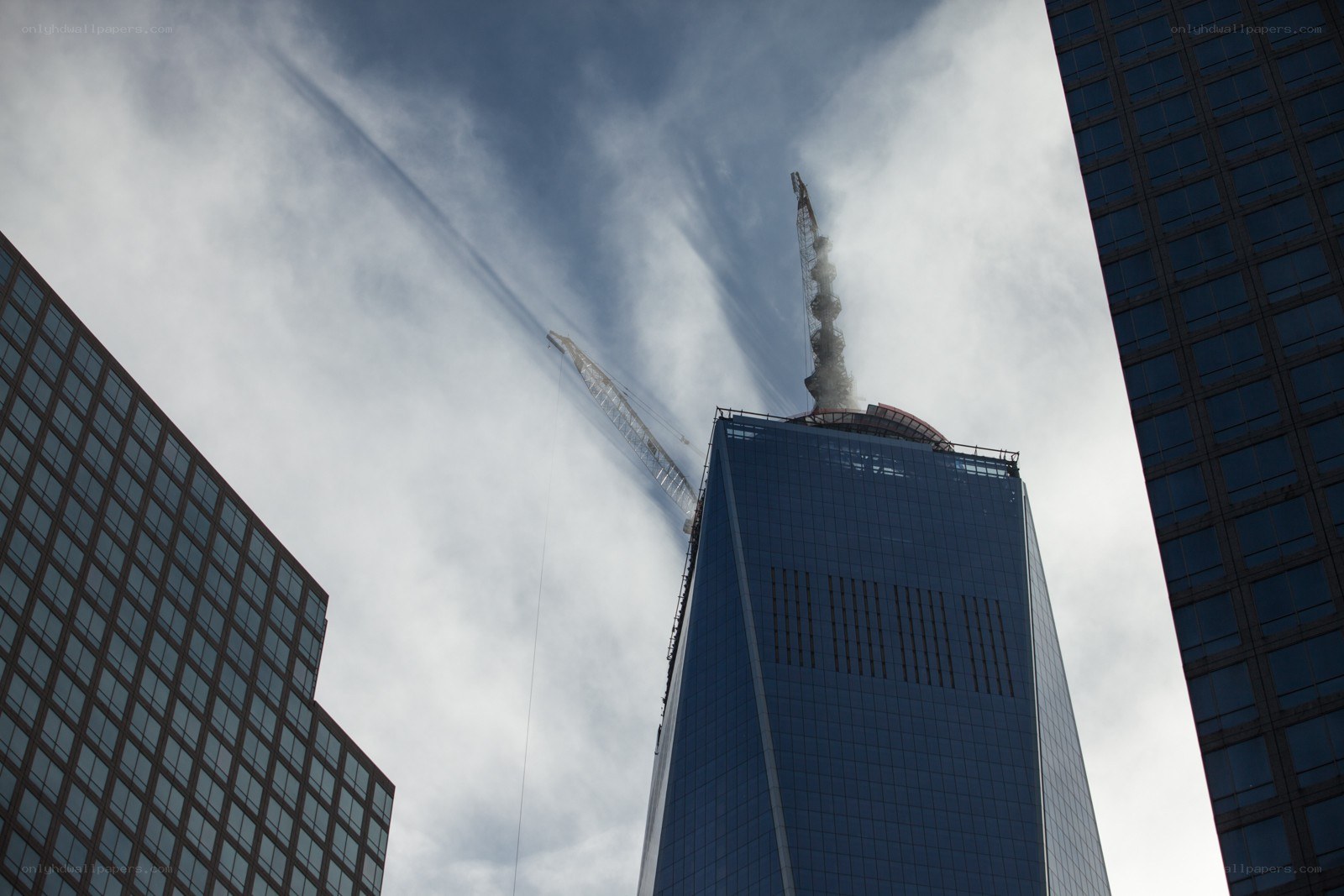One World Trade Center under construction