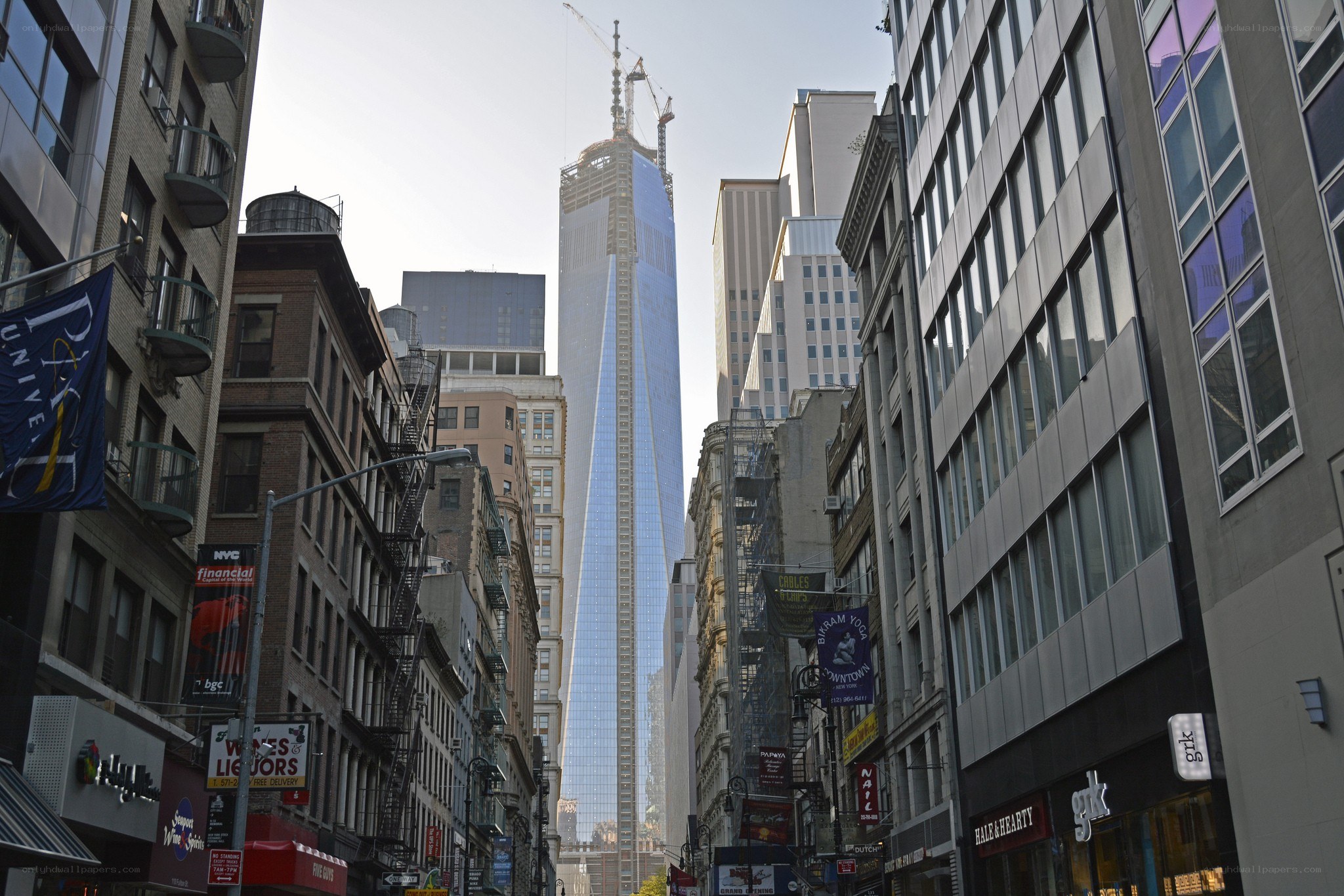 One World Trade Center under construction
