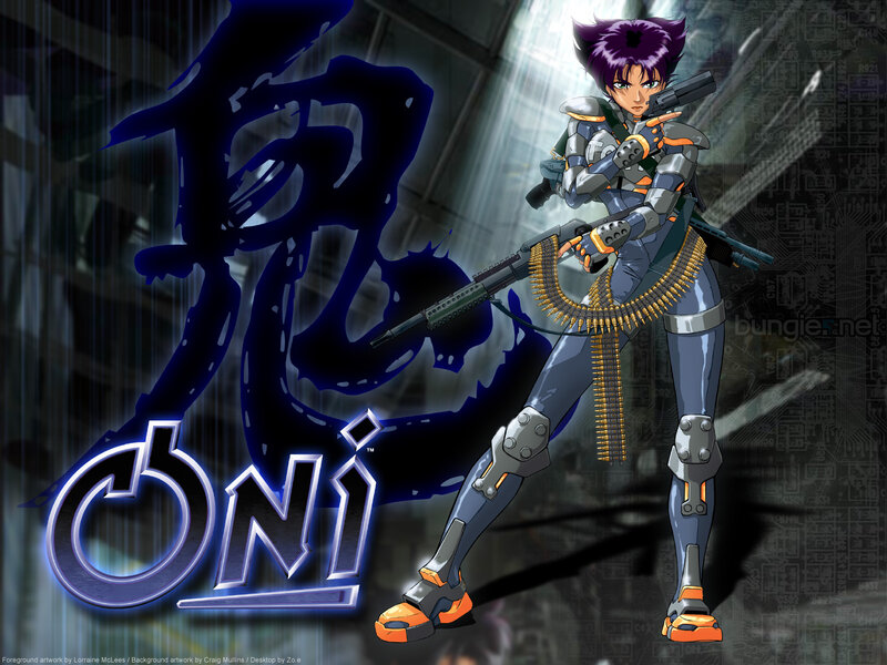 Oni anime character artwork