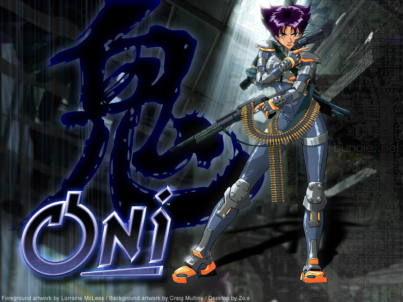 Oni video game character art