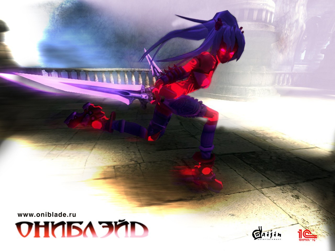 Oniblade character in action