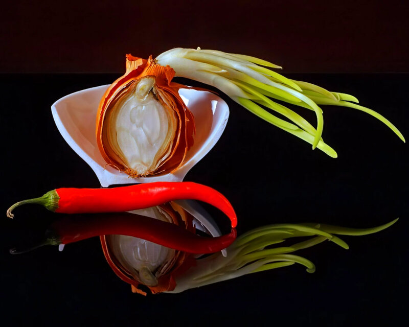 Onion and Chili Pepper