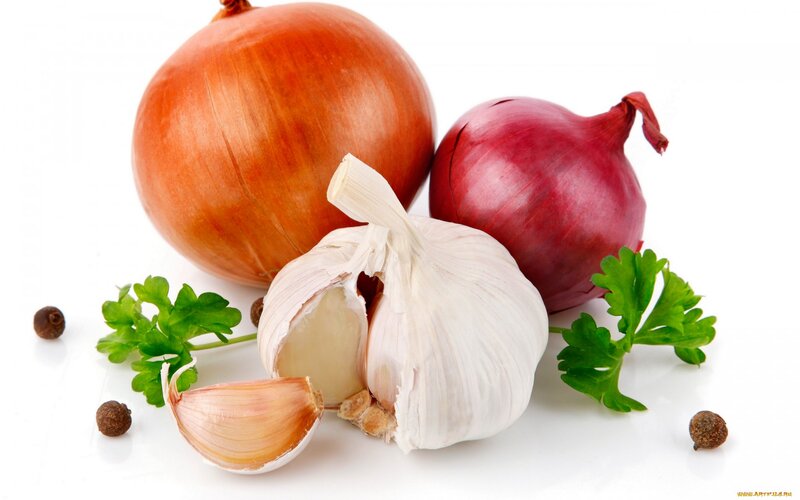 Onions Garlic Parsley