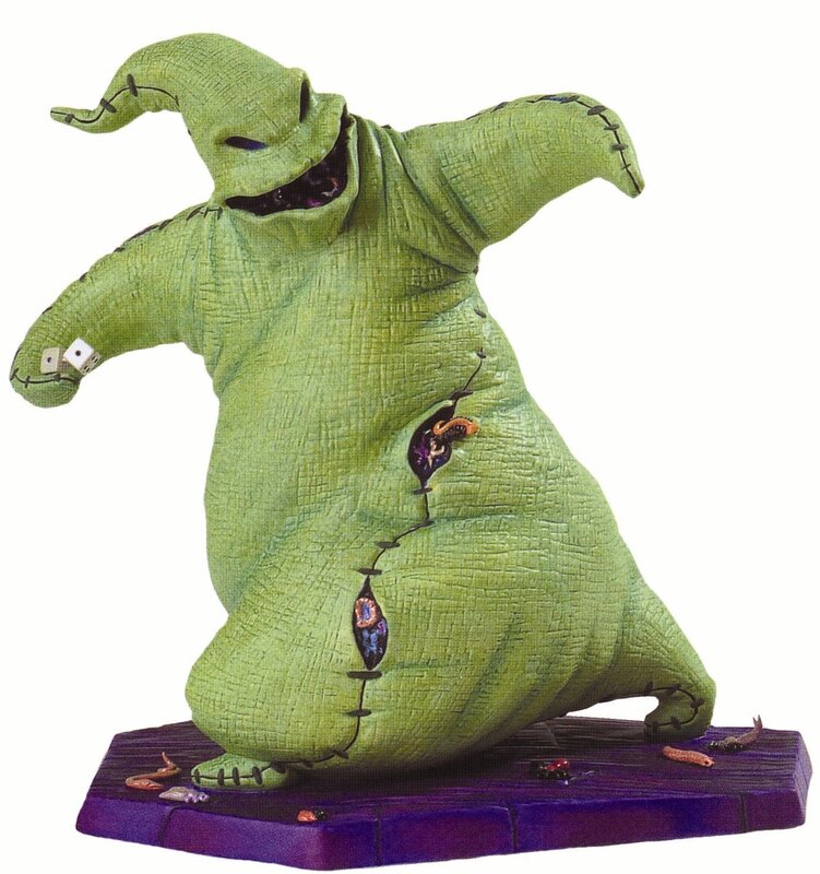 Oogie Boogie figurine from The Nightmare Before Christmas