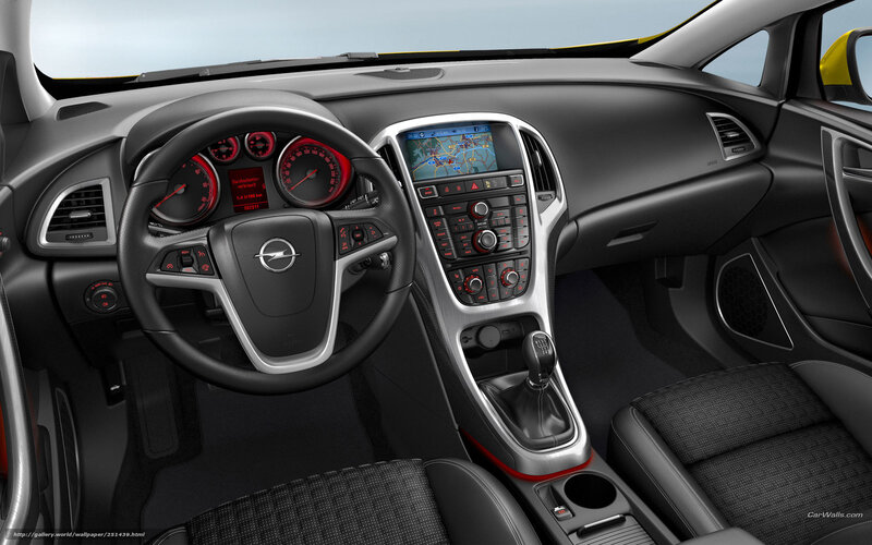 Opel Astra interior dashboard