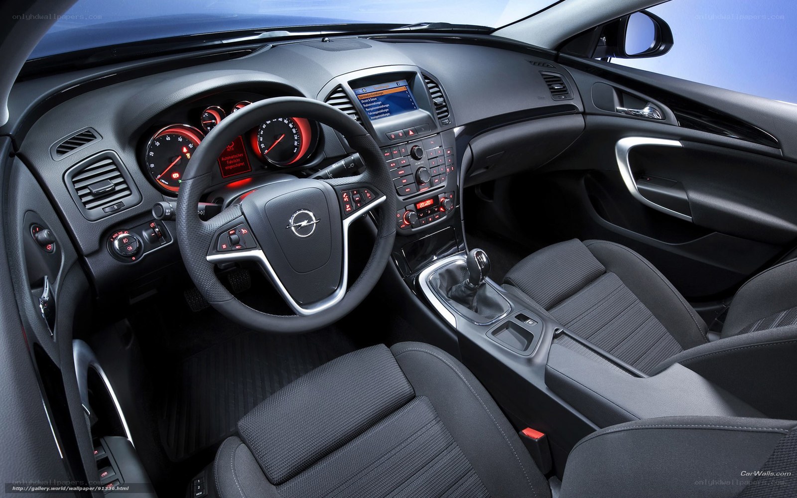 Opel Astra interior dashboard