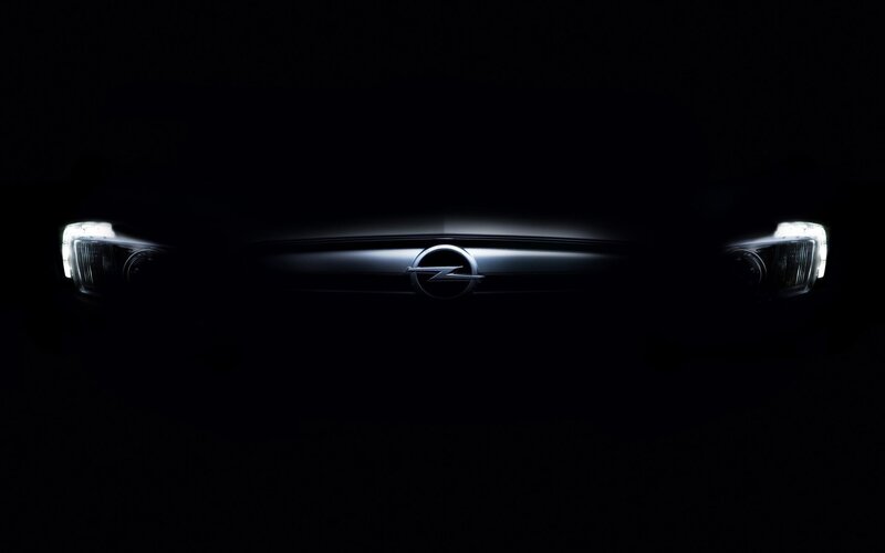 Opel car front view