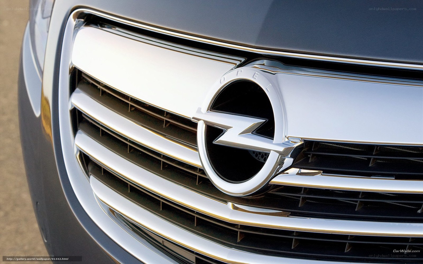 Opel car grille logo