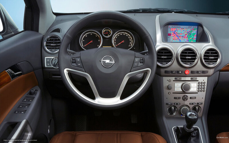 Opel car interior dashboard
