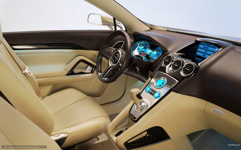Opel concept car interior