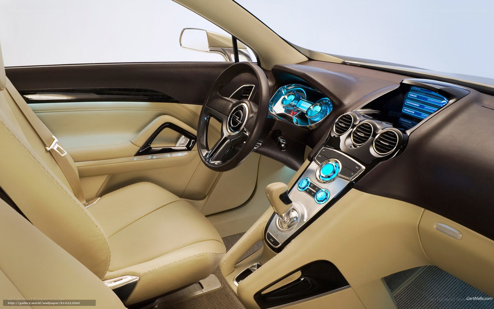 Opel concept car interior