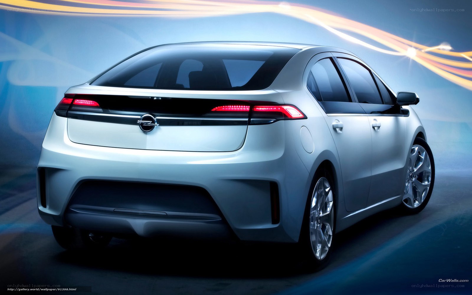 Opel concept car rear view