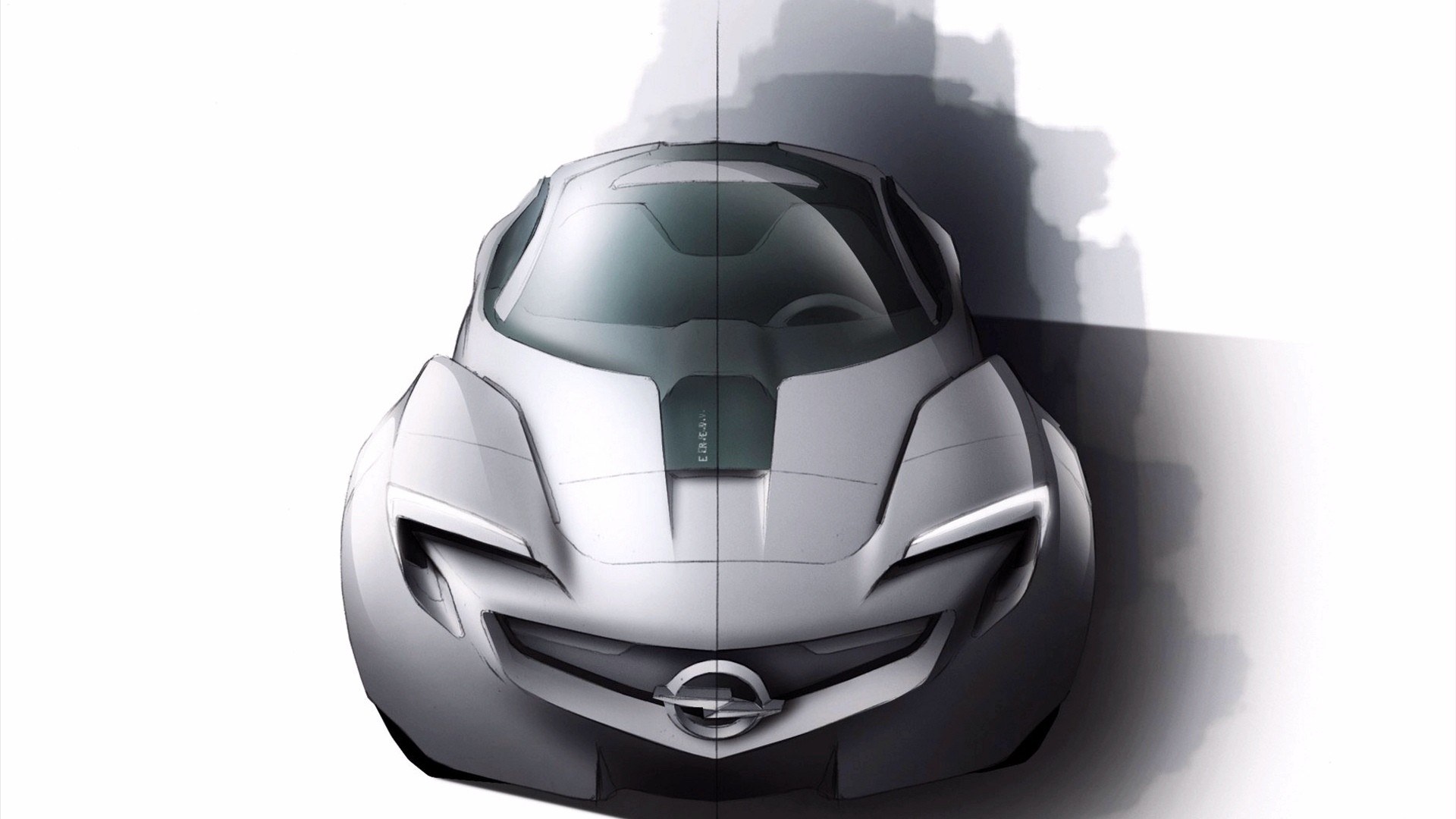 Opel concept car sketch