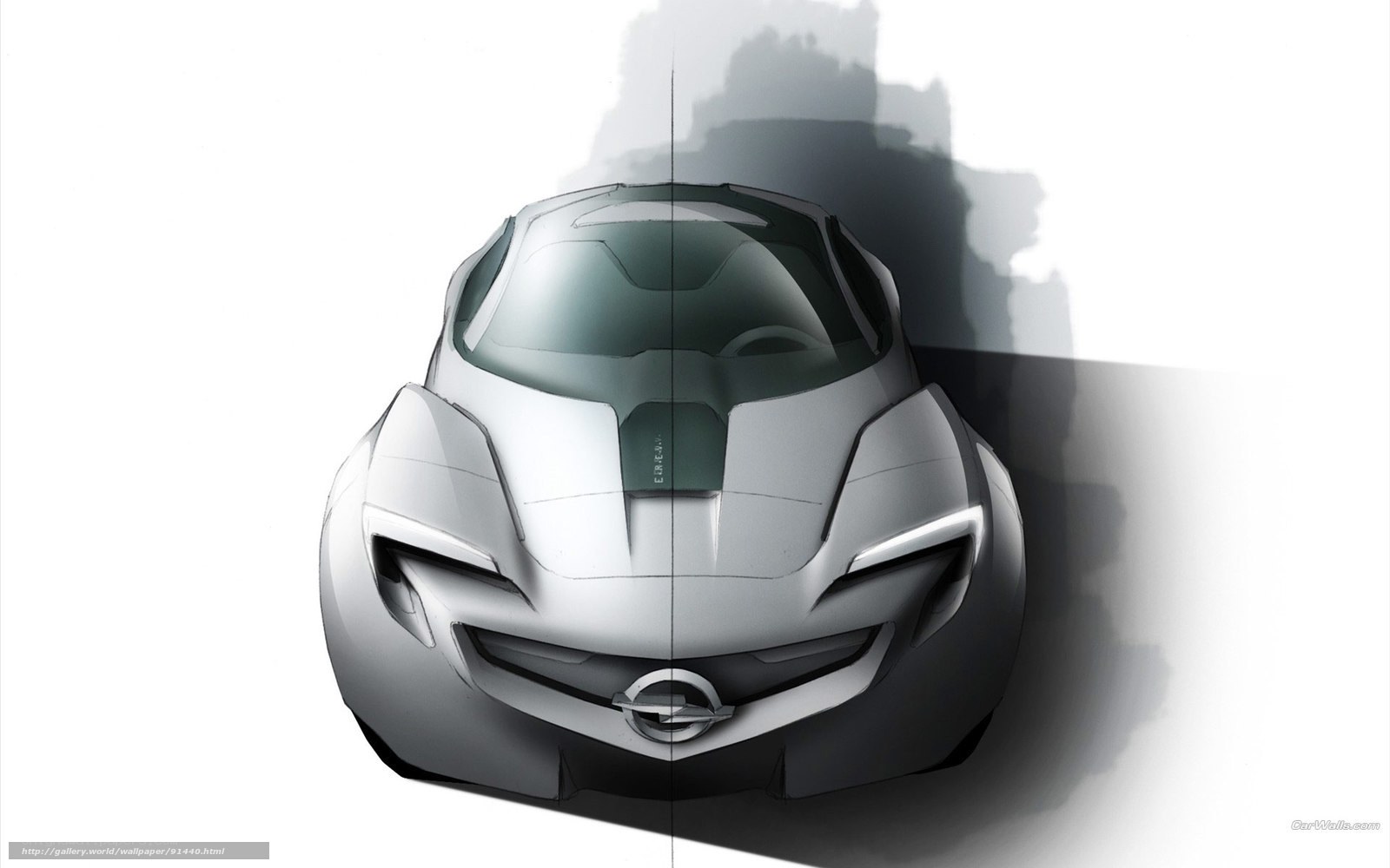 Opel concept car sketch