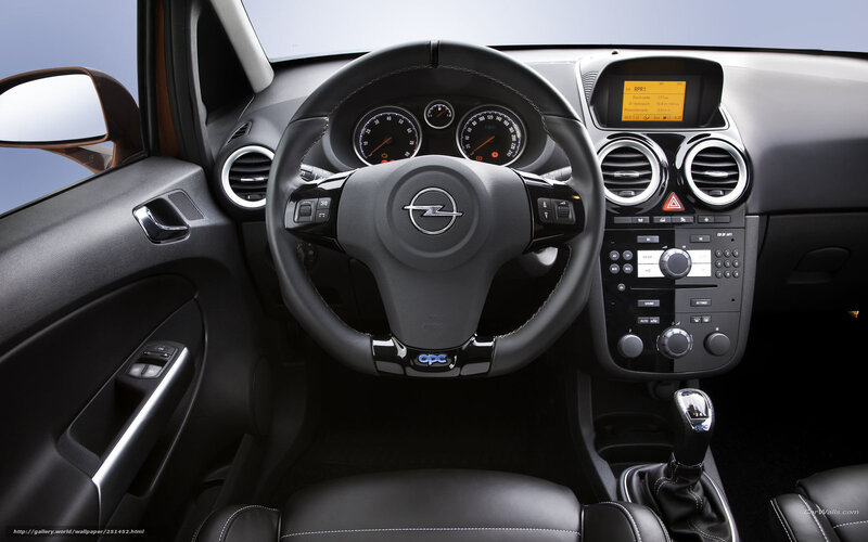 Opel Corsa interior dashboard