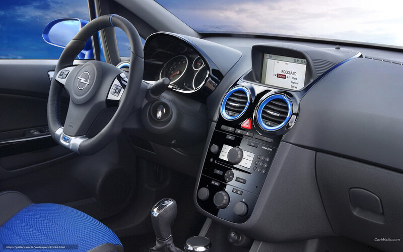 Opel Corsa interior dashboard