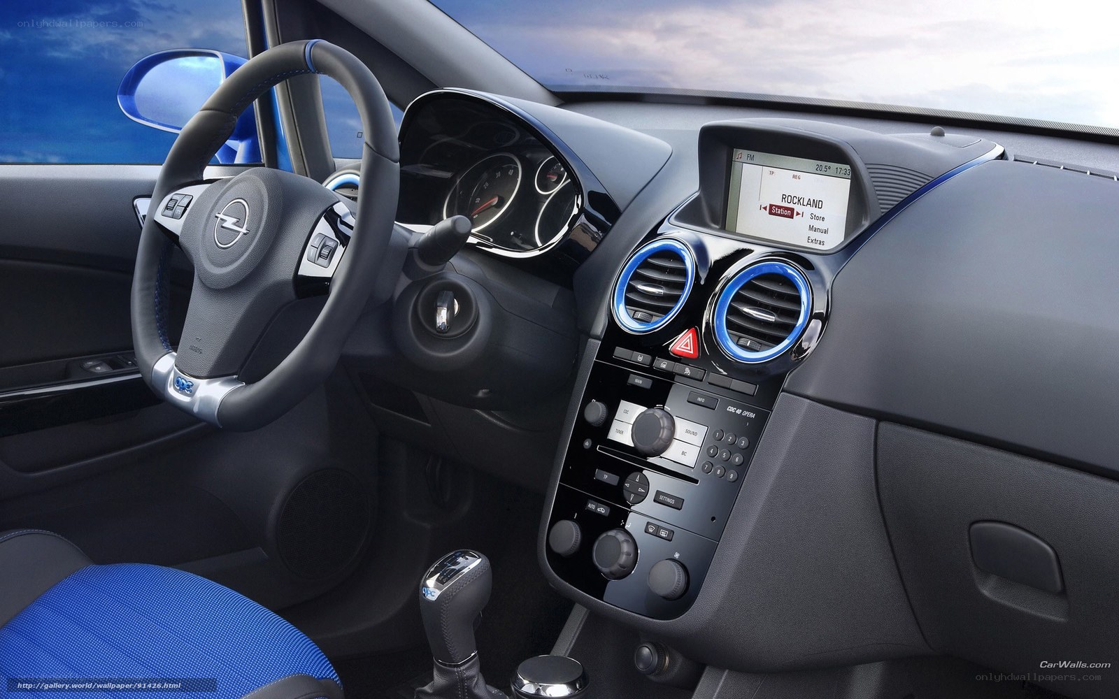 Opel Corsa interior dashboard