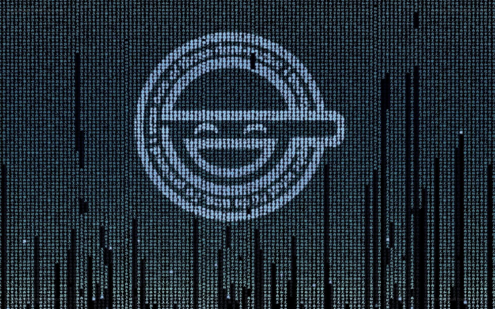 Opel logo in digital matrix