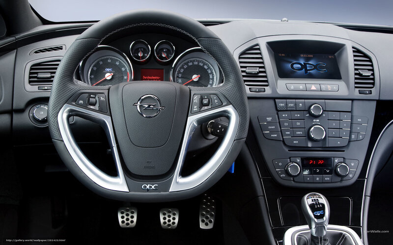 Opel OPC car interior