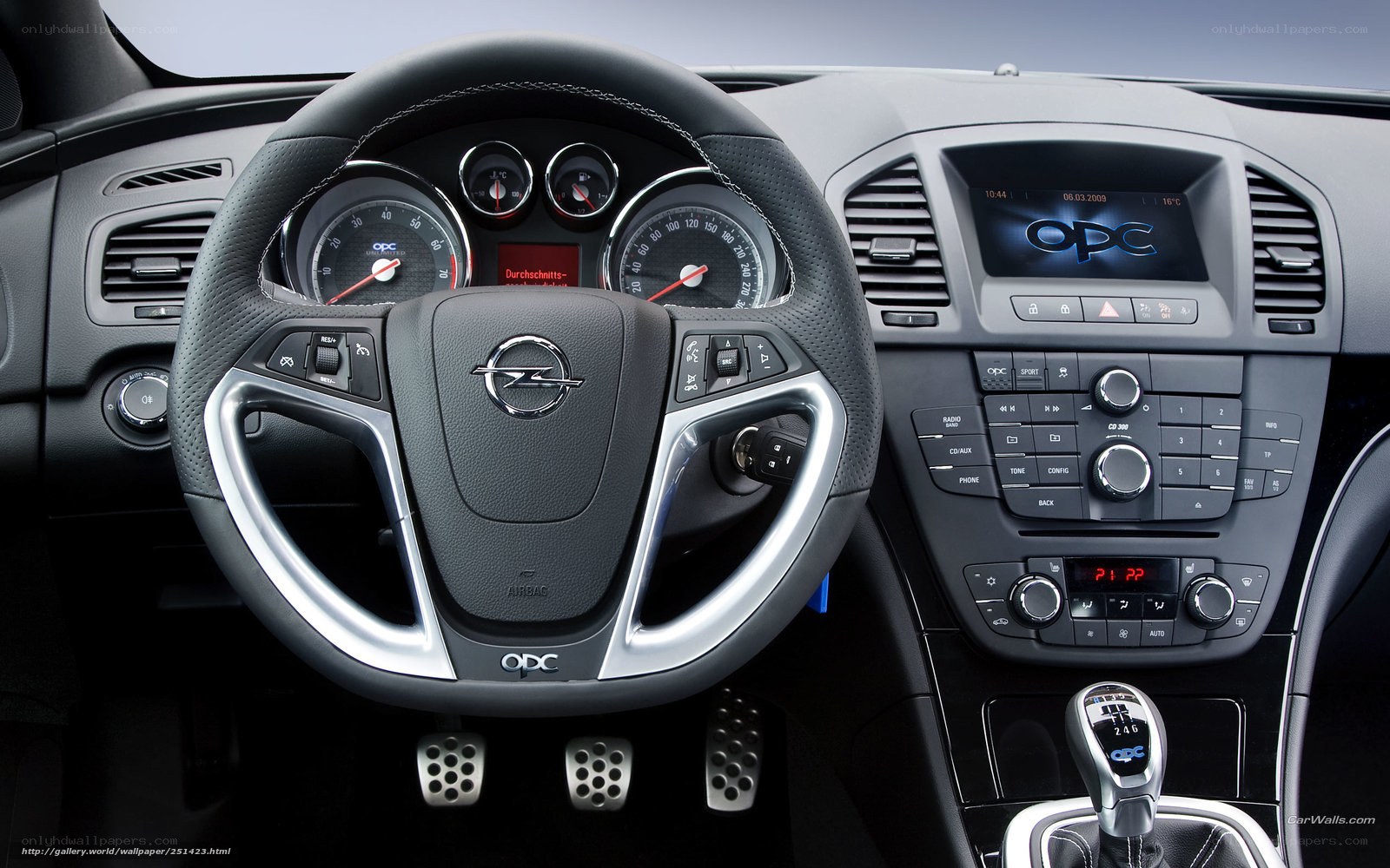 Opel OPC car interior