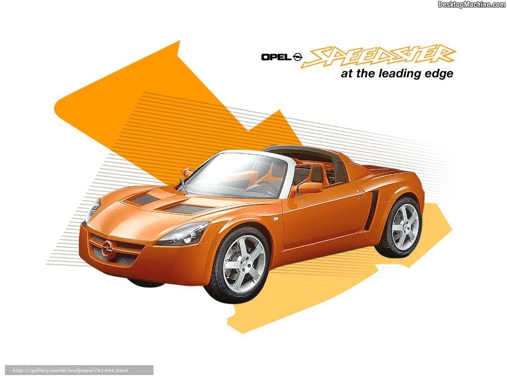Opel Speedster car illustration