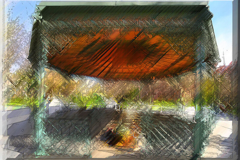 Open-air Stage Structure