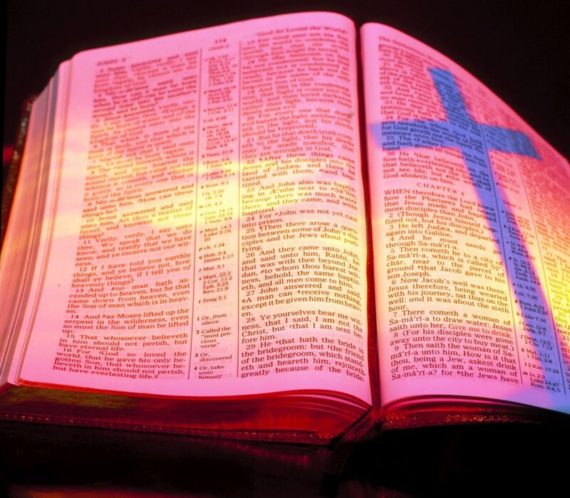 Open Bible on Table