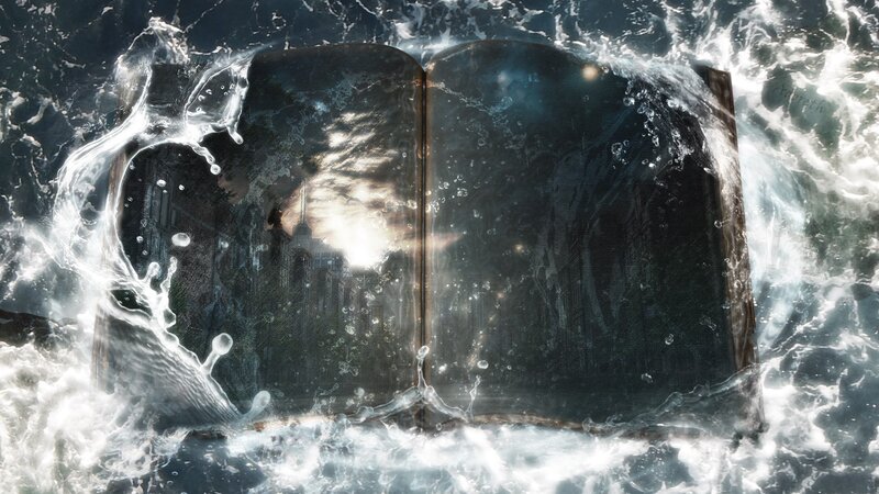 Open Book in Water