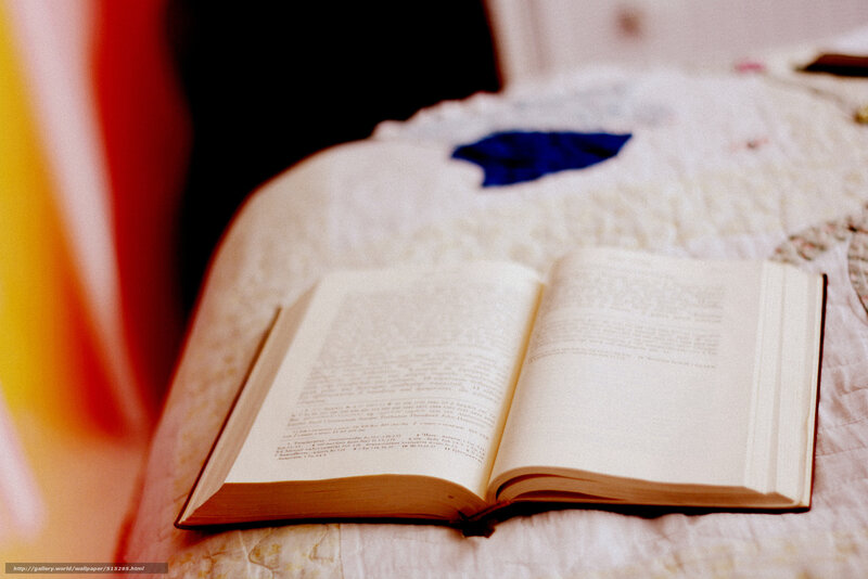 open book on a quilt