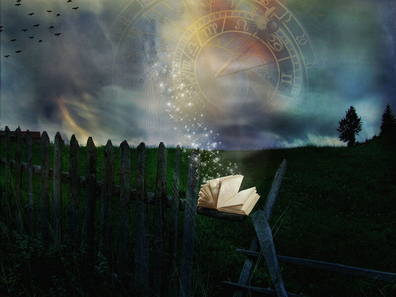 Open Book on Fence