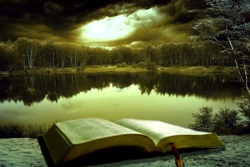 Open Book on Rock