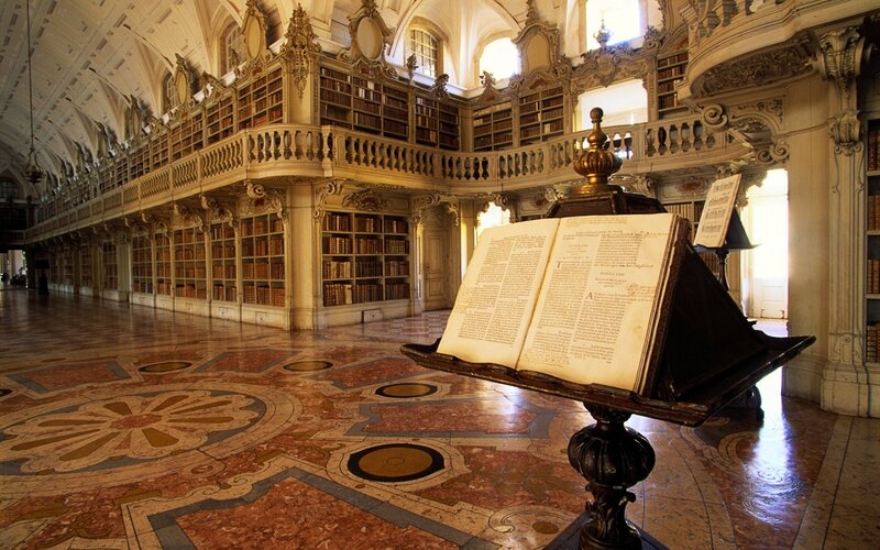 Open Book on Stand — Brown