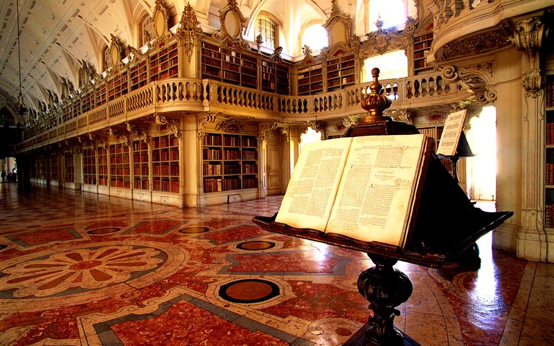 Open Book on Stand — Red