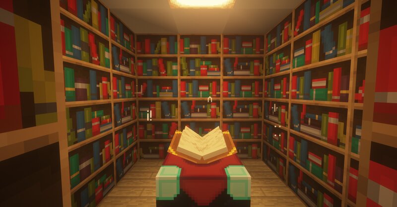 Open Book on Table — Brown, Calm, Pixel Art
