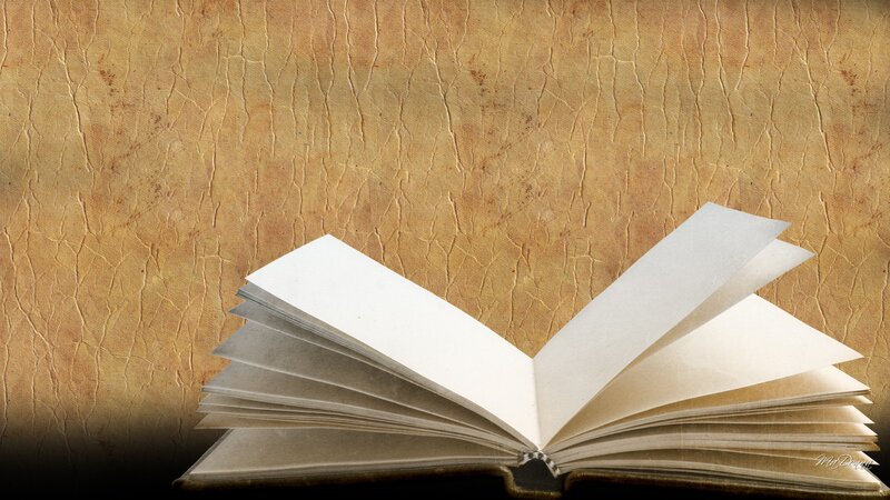 Open Book on Textured Surface