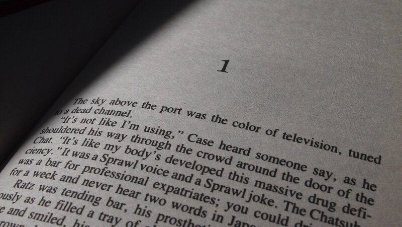 Open Book Page — Gray