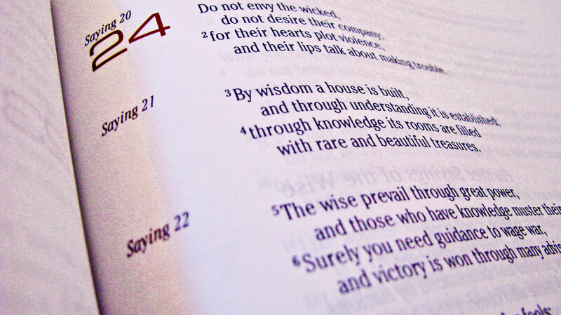 Open Book Page