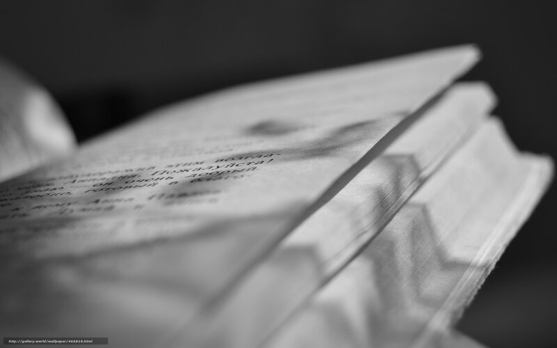 Open Book Pages — Black