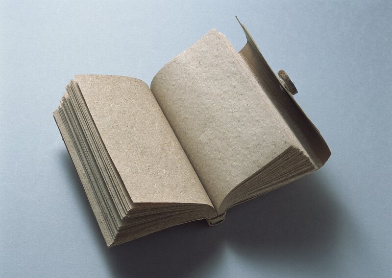 open book with blank pages