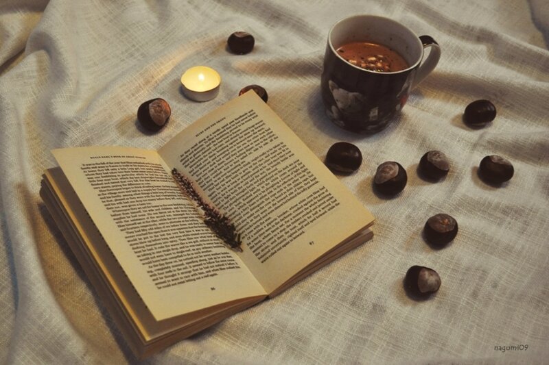 Open Book with Coffee