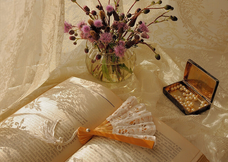 Open Book with Fan
