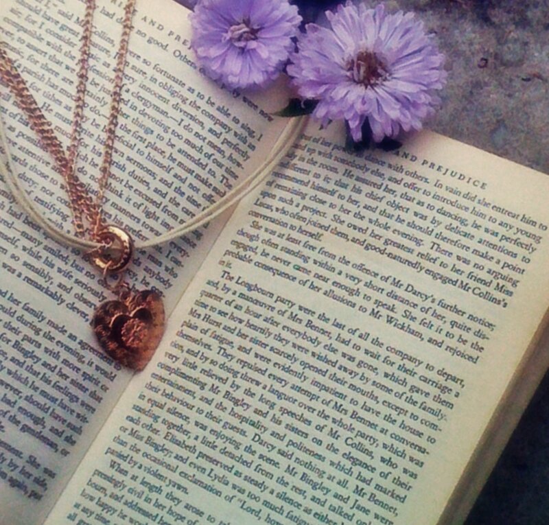 Open Book with Flowers — Purple, Calm