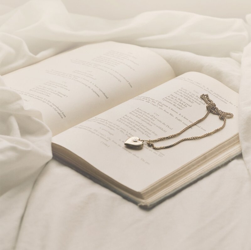 Open Book with Necklace