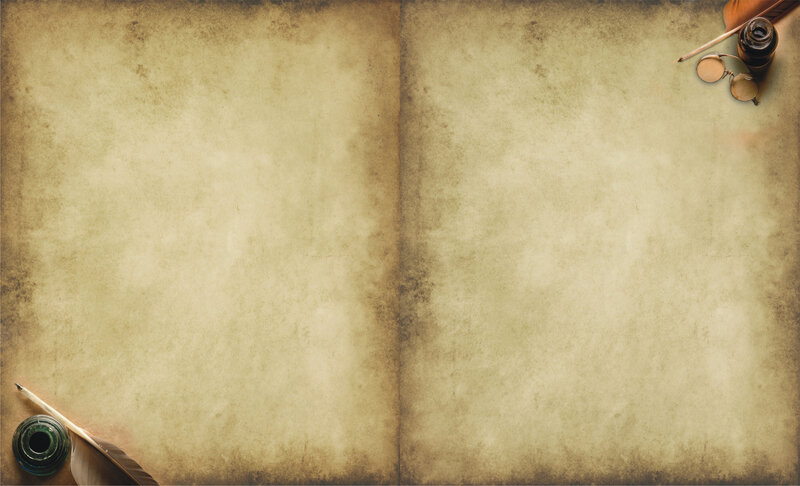 Open Book with Quill