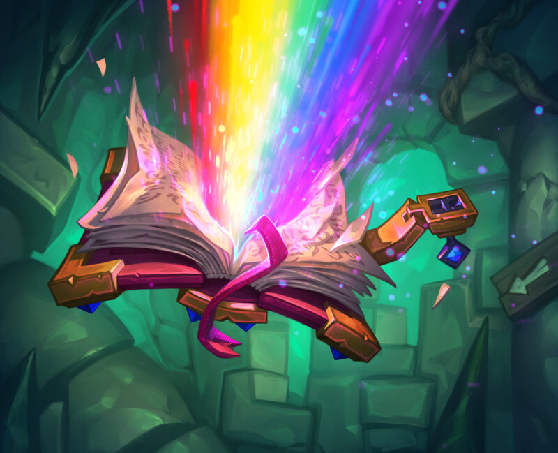 Open Book with Rainbow Beam
