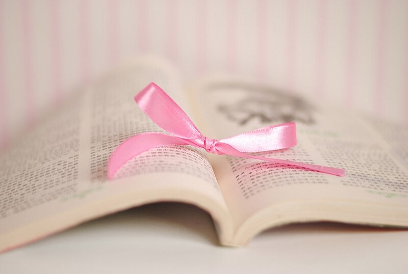 Open Book with Ribbon