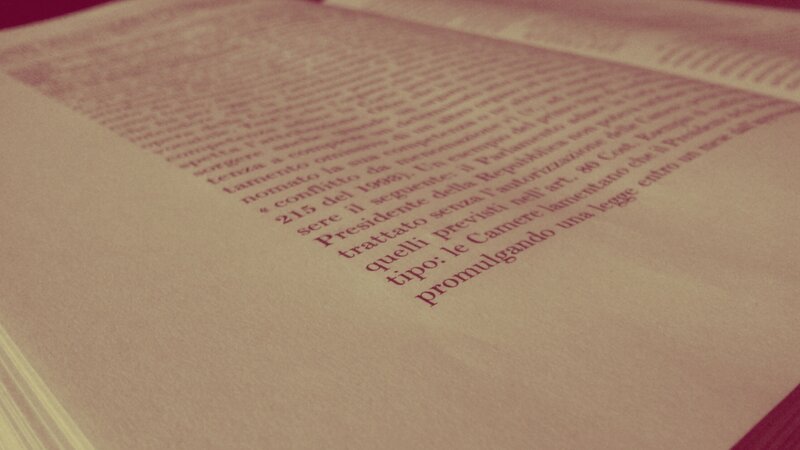 open book with text