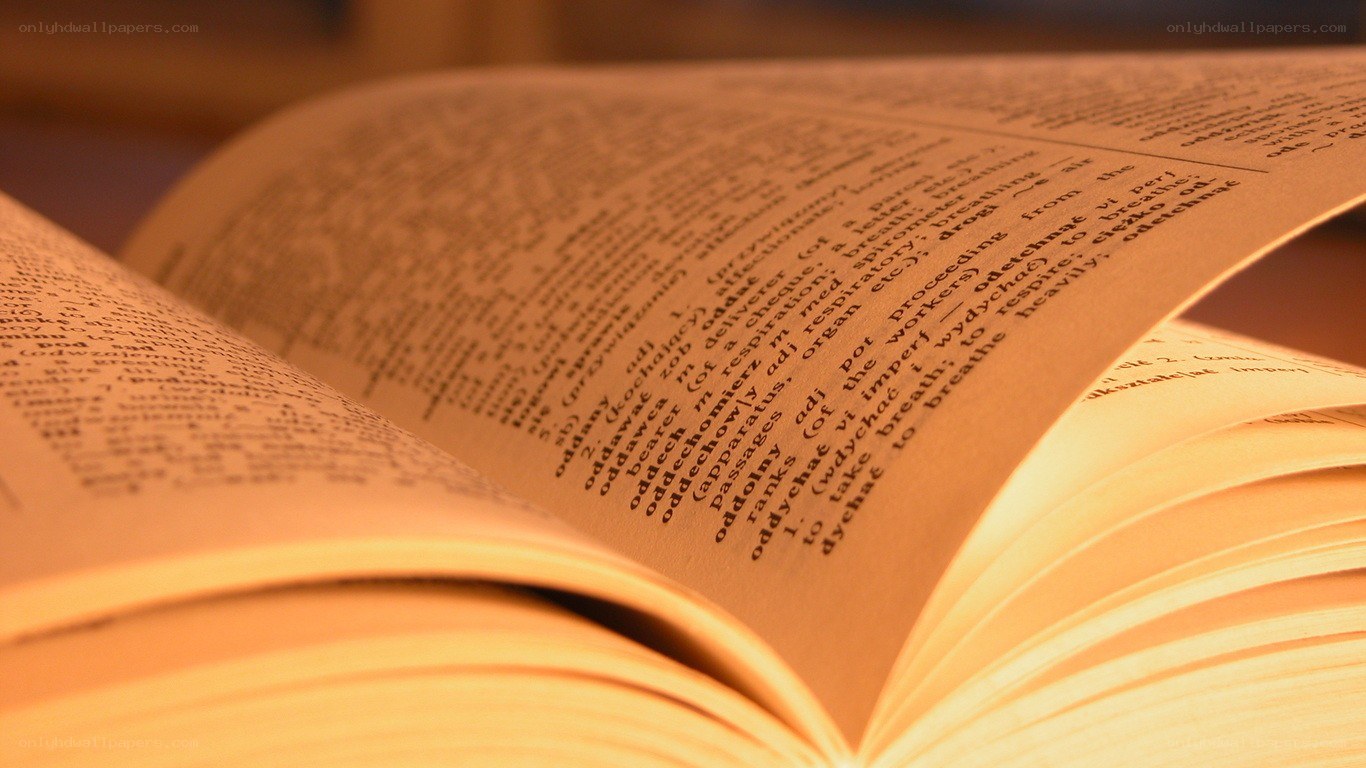 open book with text