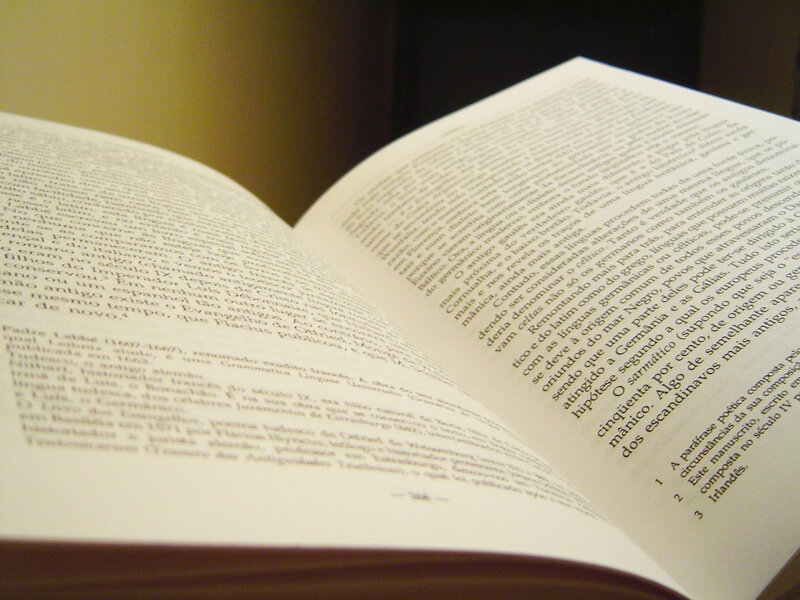 Open Book with Text — White, Calm, Photograph
