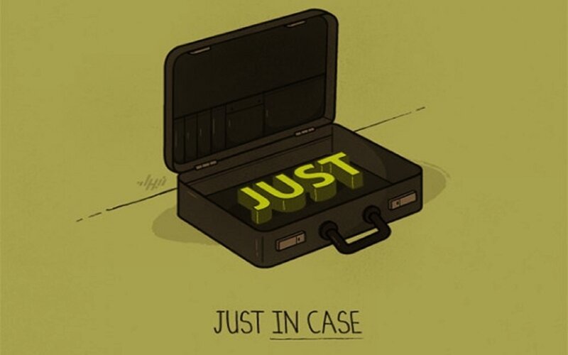 Open Briefcase with Text